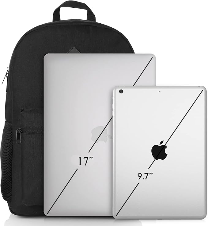 17 Inch Backpack for School Business Travel, Computer Bookbag Schoolbag for - Image 7