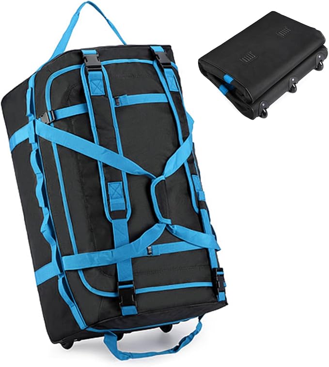 Foldable Rolling Duffle Bag by XFGSYXS