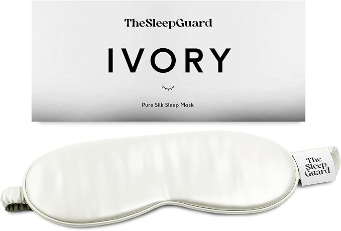 Pure Silk Sleep Mask Light Blocking Travel Essentials. Eye Masks by TheSleepGuard