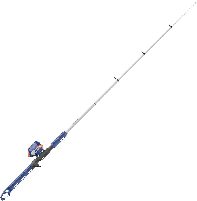 Zebco Wilder Fishing Reel and Rod Combo, Patented No-Tangle Reel, Pre-Spooled by Zebco