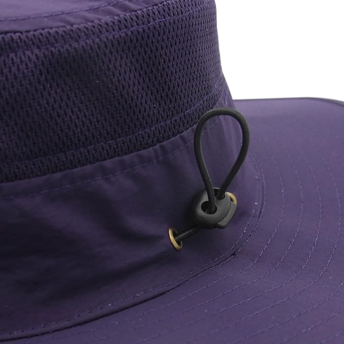 Home Prefer UPF 50+ Men's Sun Hat Wide Brim Bucket Hat UV Protection Hat - Image 5