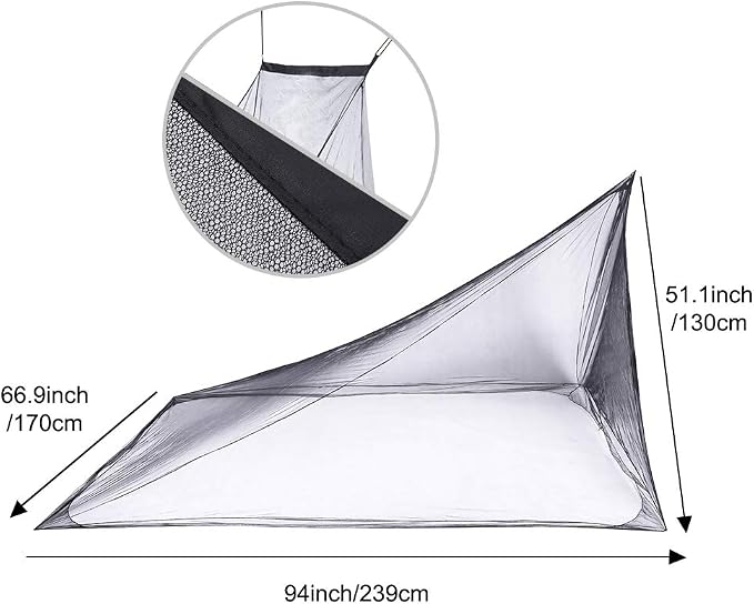 4Monster Camping Net with Carry Bag, Compact and Lightweight, Fits Bed - Image 3