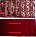 Travel Jewelry Roll Bag Portable Organizer Pouch by SCIKHEFT