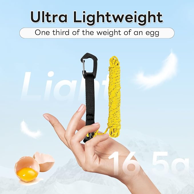 4 Pack Guy Lines-Ultralight Tent Cords - Image 2