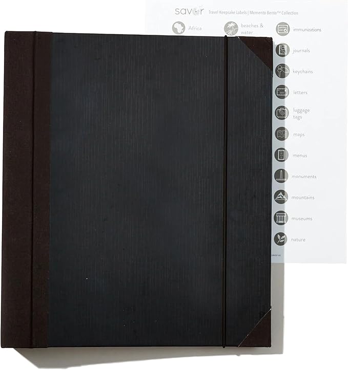 Savor | 2025 Edition The Folio™ Document Organizer | Custom Dyed Cloth-Bound - Image 3