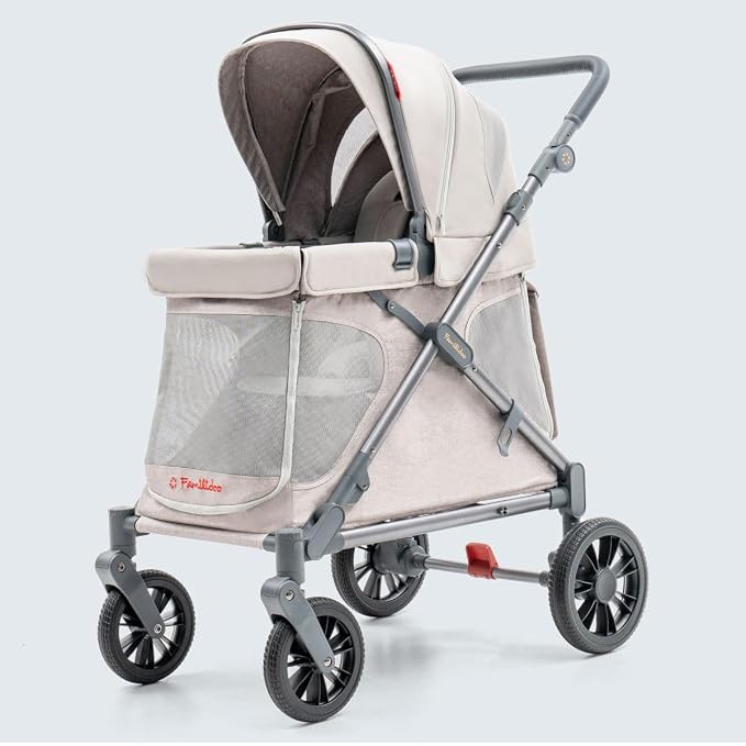 Familidoo Q1 Multi-Use Kids Wagon Stroller – Foldable, Lightweight & All-Terrain - Image 3