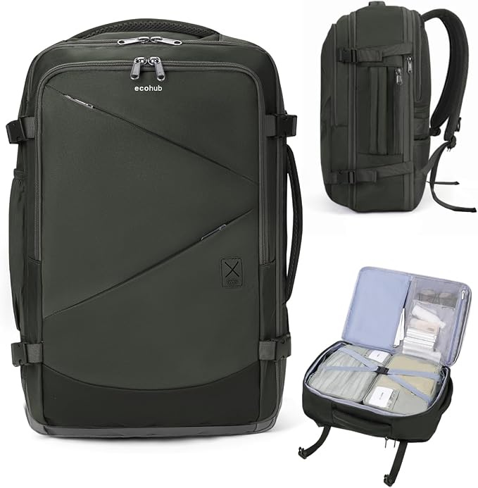 ECOHUB 30L Carry on Travel Backpack by ECOHUB