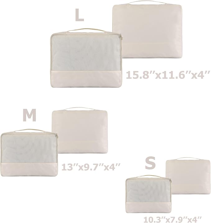 DoubleTrip Packing Cubes for Travel Accessories Luggage Organizer Bag Set - Image 5
