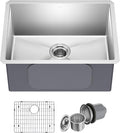 KRAUS Standard PRO 23-Inch 16 Gauge Undermount Single Bowl Stainless Steel by KRAUS