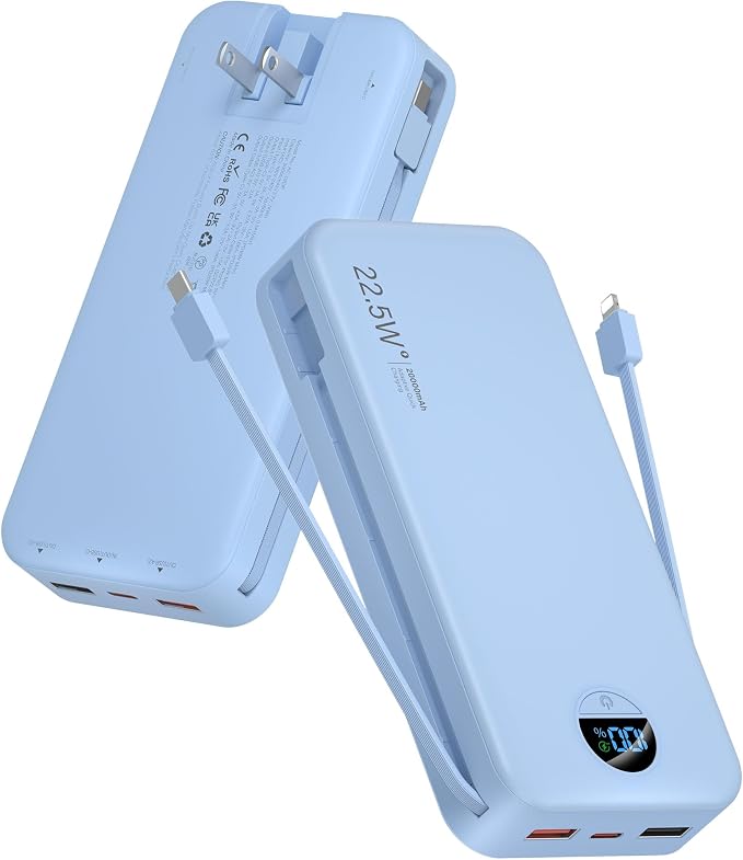 Portable Charger, 20000mAh 22.5W USB C Fast Charging Power Bank by CITICR