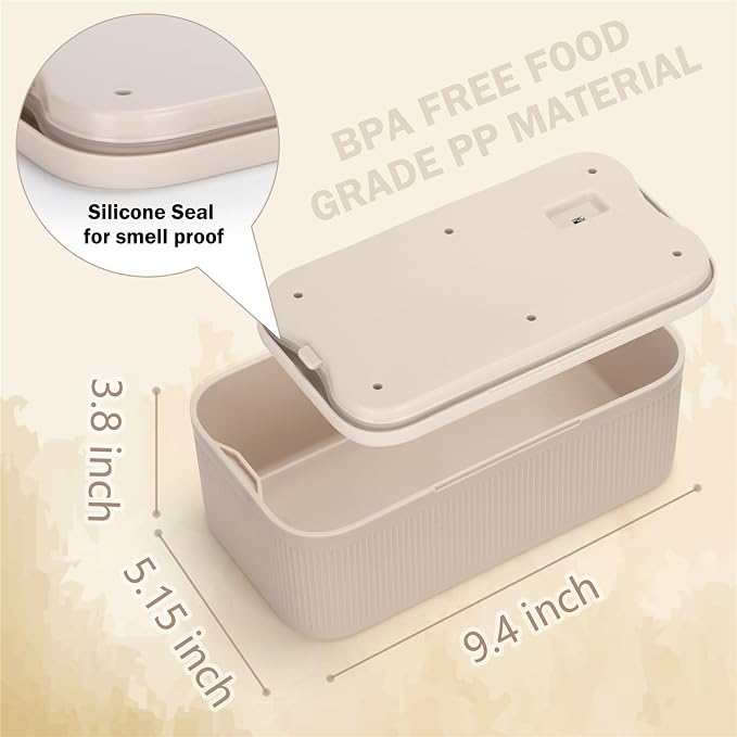 SANIDIKA Lockable Storage Box, Locking Medicine Box, Cell Phone Locked Jail - Image 2