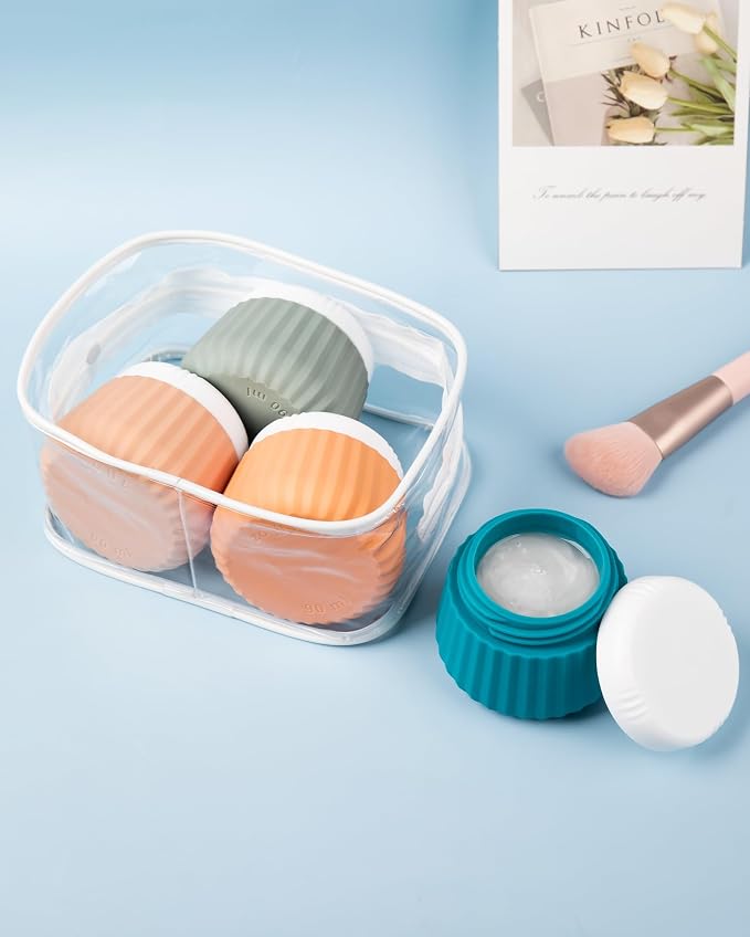 Travel Containers for Toiletries 4 Pack, TSA Approved Travel Size Toiletries - Image 6