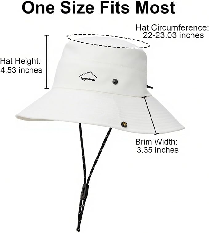 Sun Hats for Women Bucket Hat UV Protection Fishing Hat Wide Brim Safari Hats 2 - Image 5