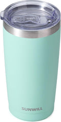 SUNWILL Travel Coffee Tumbler 20 oz, Insulated Mug by SUNWILL