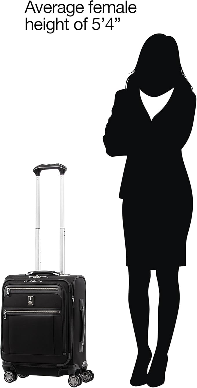 Travelpro Platinum Elite Softside Expandable Carry on Luggage, 8 Wheel Spinner - Image 10