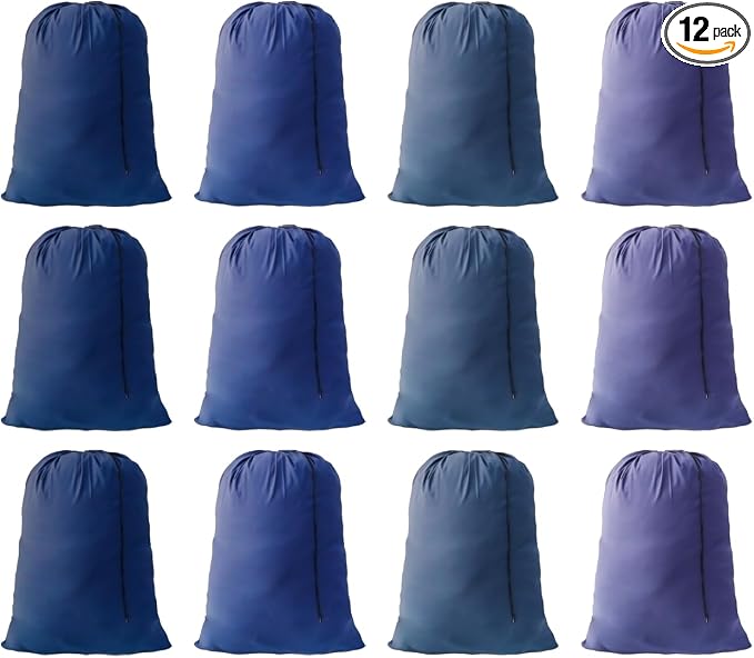 Extra Large Laundry Bag Blue 30"x40" Dirty Clothes Organizer by YETHAN