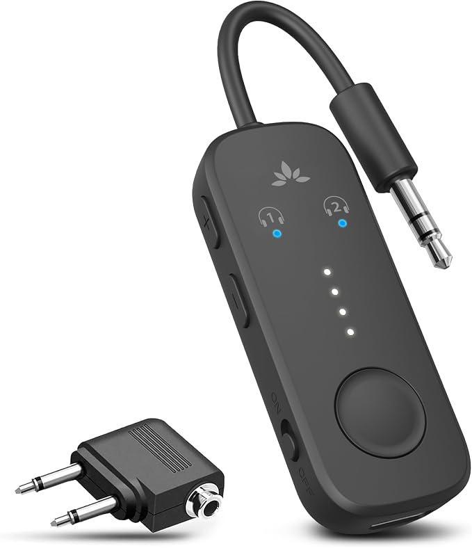 Avantree Relay - Airplane Bluetooth 5.3 Adapter by Avantree