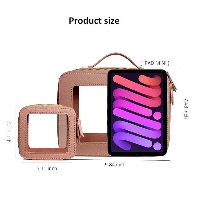 LETGO Clear Makeup Bags Set - Image 2