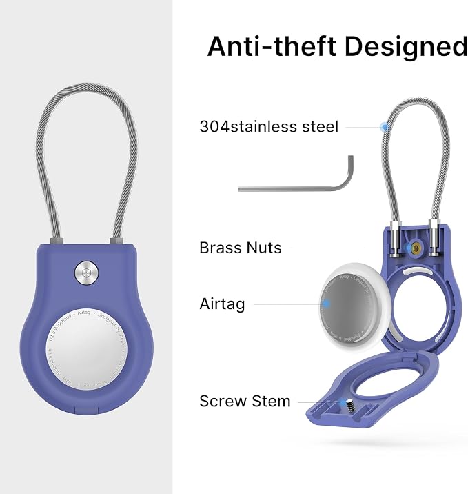 Air tag Holder, Air Tags Keychain - Image 4