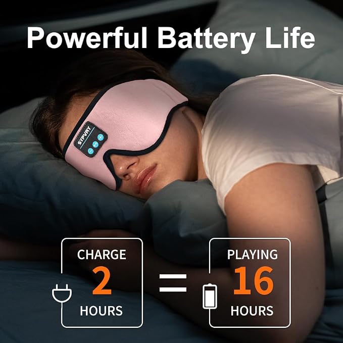 Bluetooth Sleep Mask Wireless Headphones 3D Bluetooth Eye Mask - Image 2