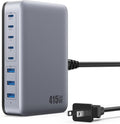 USB C Charger 415W USB C Charger Block, 8-Ports GaN IV Fast Charging Station Hub by Kioson