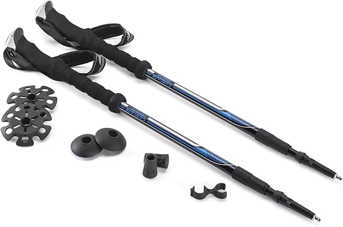 Cascade Mountain Tech Lightweight Aircraft-Grade Aluminum Trekking Poles by CascadeMountainTech