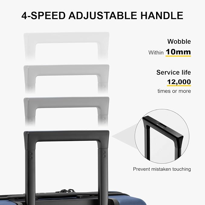 LEVEL8 Carry on Luggage Airline Approved, Carry-on Suitcases - Image 6