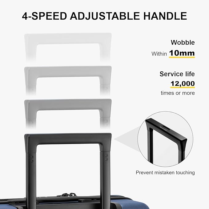 LEVEL8 Carry on Luggage Airline Approved, Small Carry on Suitcases - Image 7