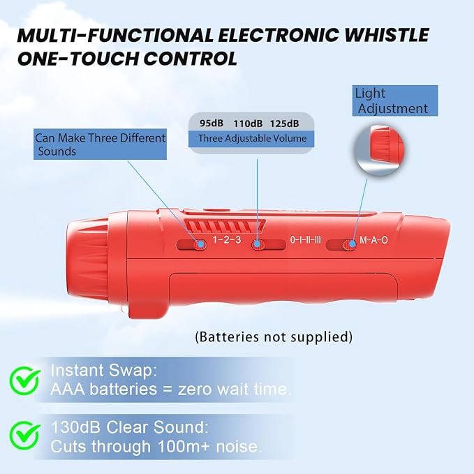 ZHT Electronic Whistle for Coaches, Teachers - Image 4
