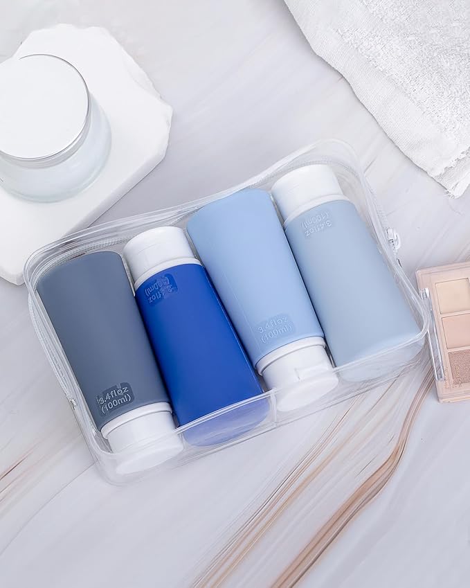 Valourgo Travel Bottles for Toiletries, Tsa Approved 3.4oz Portable Travel - Image 6