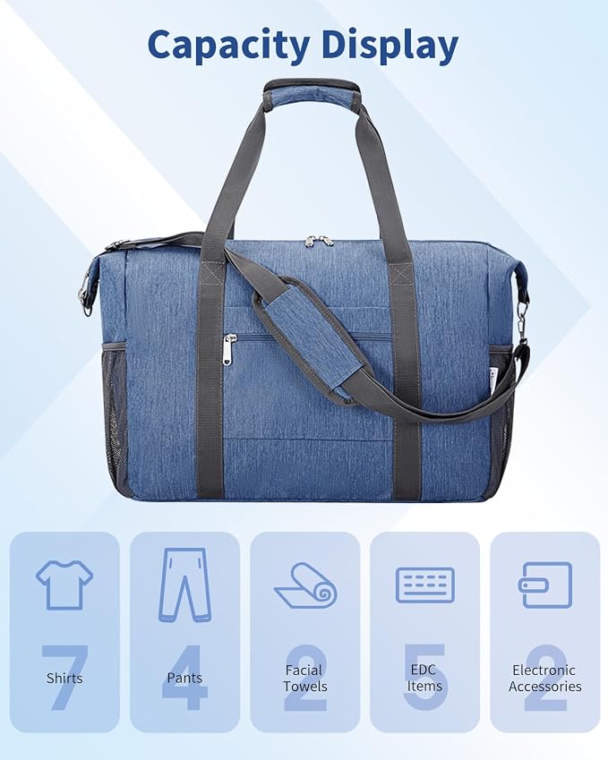 Narwey 18x14x8 Inches Travel Bag Spirit Airlines Frontier Personal Item - Image 4