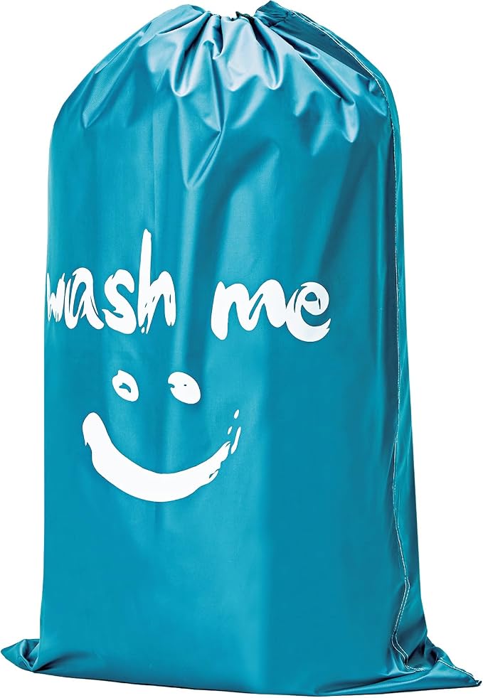 HOMEST 2 Pack XL Wash Me Travel Laundry Bag, Dirty Clothes Organizer, Large - Image 4