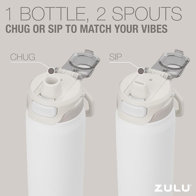 ZULU Powerfill Pro 24oz Stainless Steel Water Bottle - Image 7