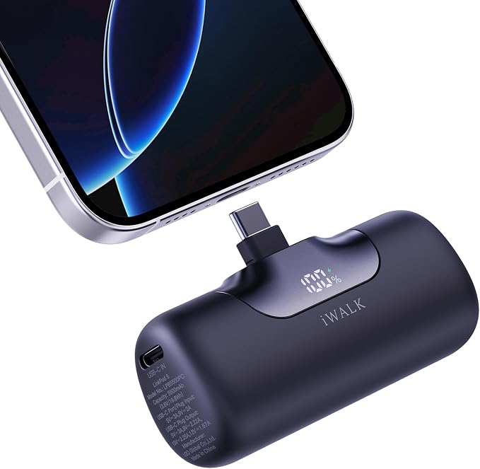 iWALK Portable Charger 5500mAh Next-Gen Small Power Bank 22.5W Fast Charging by iWALK