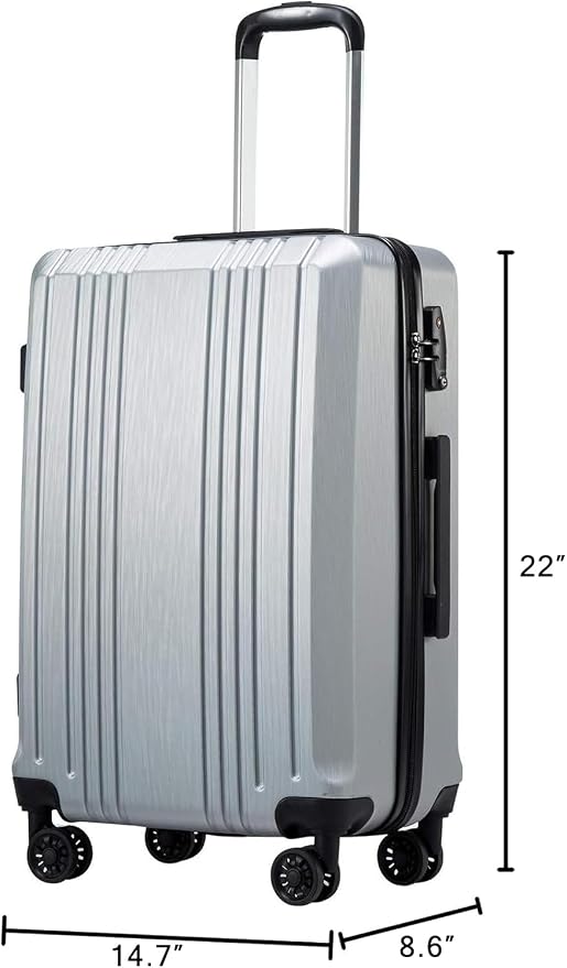 Coolife Luggage Suitcase PC+ABS - Image 5