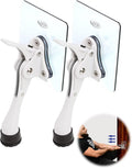 Door Stopper with Adhesive Bracket Stickers, No Drilling or Tools Needed by HASHI