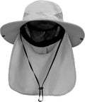 PFFY Sun Bucket Hats for Men Women 3” Wide Brim UPF 50+ Fishing & Beach Hat by PFFY