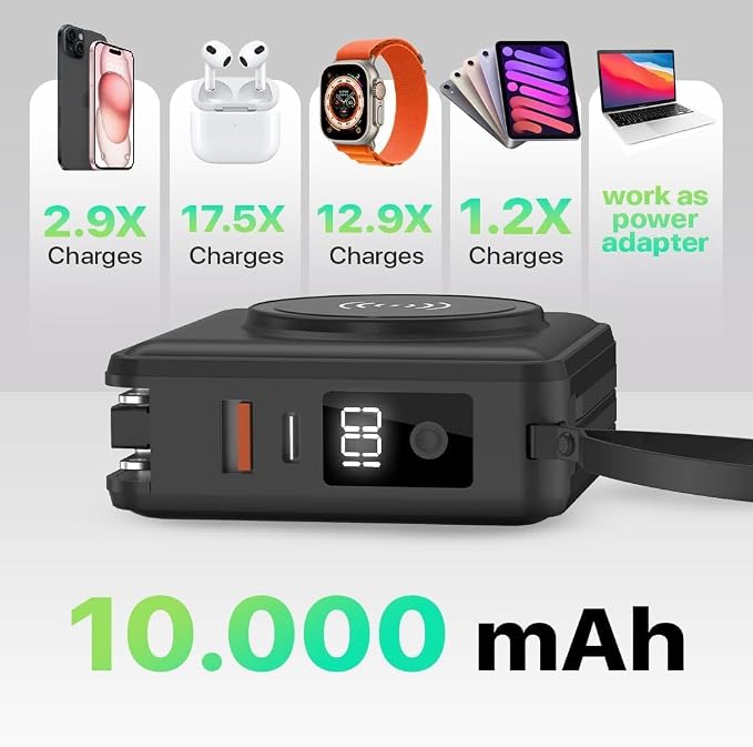 PWR Travel PRO 5-in-1 Power Bank – 10, 000mAh - Image 5