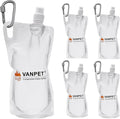 1L Hiking Collapsible Water Bottles, 33OZ BPA-Free Plastic Flasks, Reusable by VANPET