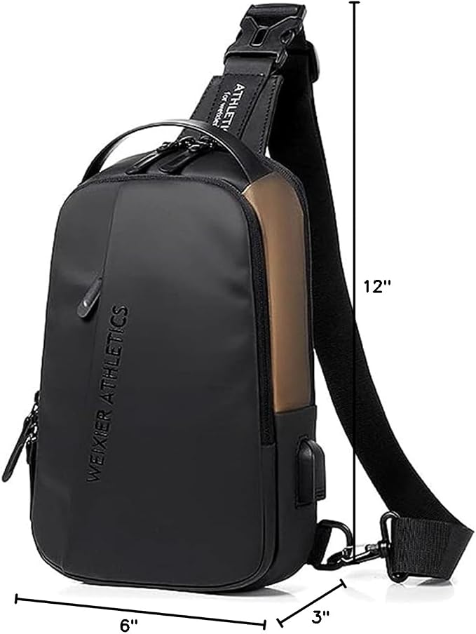 Waterproof Sling Bags Mens Shoulder Crossbody Backpack - Image 7