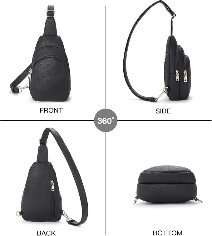 Telena Small Sling Bag for Women Leather Crossbody Fanny Packs Chest Bag for - Image 7