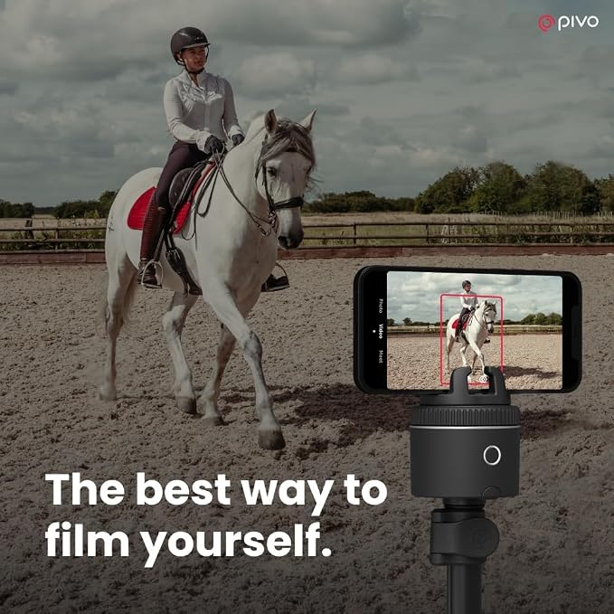 Pivo Equestrian Silver Starter Pack, Auto Face, Horse Phone Tracking Holder - Image 6