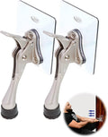 Door Stopper with Adhesive Bracket Stickers, No Drilling or Tools Needed by HASHI