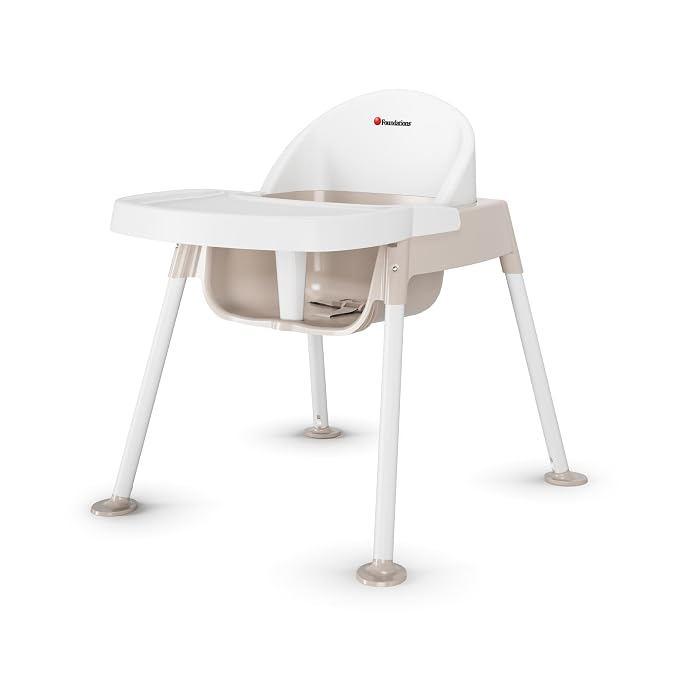 Foundations Secure Sitter 11" Feeding Chair, Stable “No Tip” Feet, 3-Point by FoundationsChildrensProducts
