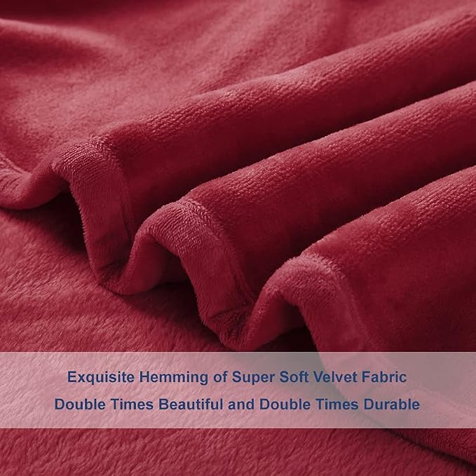 Surii Home Luxury Microfiber Flannel Blanket, Super Soft, and Breathable - Image 3