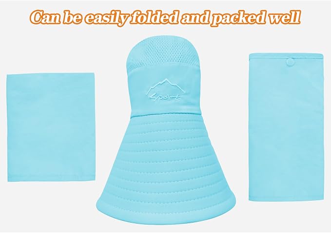 Sun Hats for Men Women Fishing Hat UPF 50+ Breathable Wide Brim Summer UV - Image 6