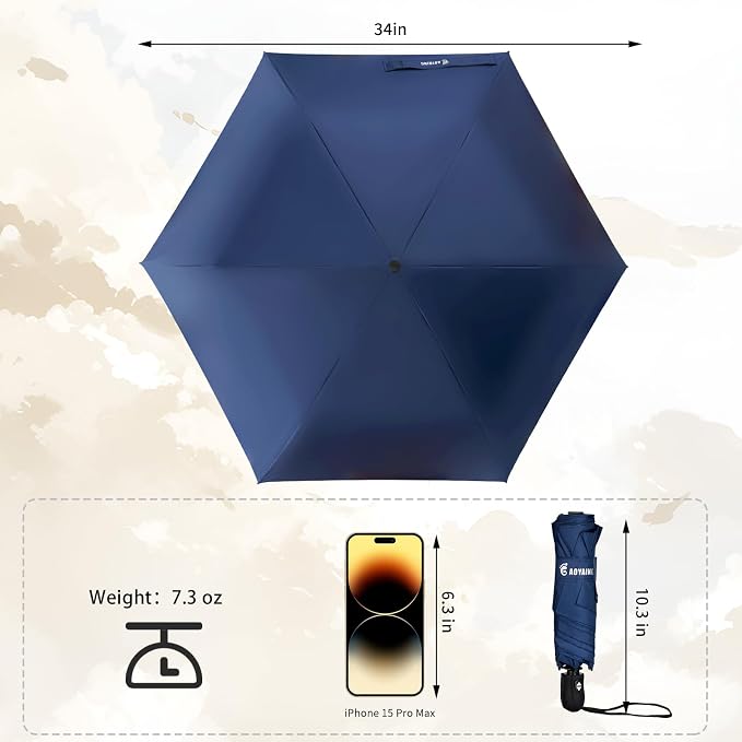 GAOYAING Compact Automatic Travel Umbrella - Image 3