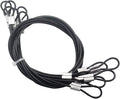 6 pcs 39 inch 3mm Thickness Stainless Steel Wire Cable by Bytiyar