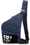 Anti Theft Crossbody Bags for Women Men, Slim Sling Bags by Ibalulu