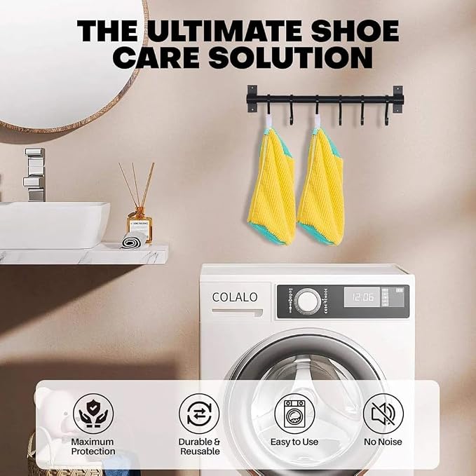 2-Pack Shoe Laundry Bags for Washer & Dryer – Reusable Sneaker laundry Bag - Image 9